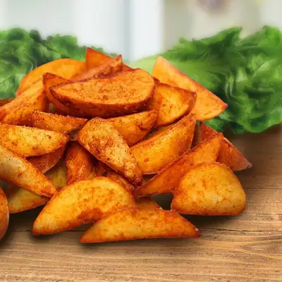 Картофельные дольки.